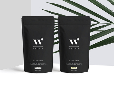 VALVIN Coffee Scrub Branding