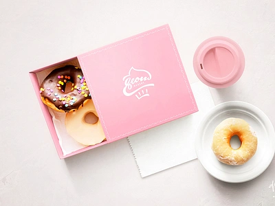 Seow Bakery Packaging Design baker bakery logo bakery packaging brand design brand identity brand logo branding design donuts food logo logo design logotype packaging pastries pink