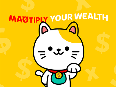 MAOtiply Financial Service Brand Mascot Design