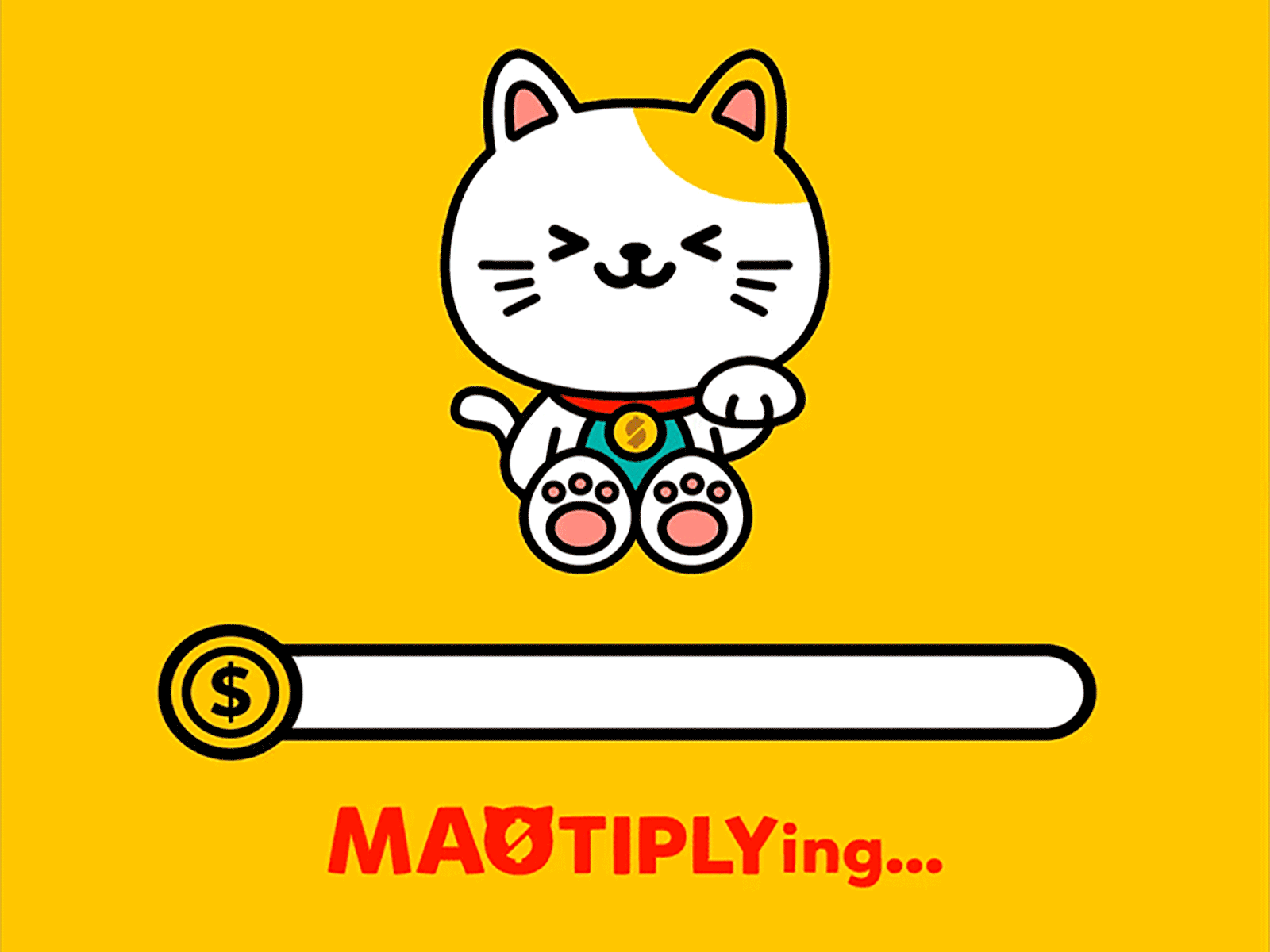 MAOtiply Financial Service Brand Mascot Design branding cat cat brand cat design character illustration cute fortune cat illustration lucky cat maotiply mascot mascot design mascot illustration neko singapore