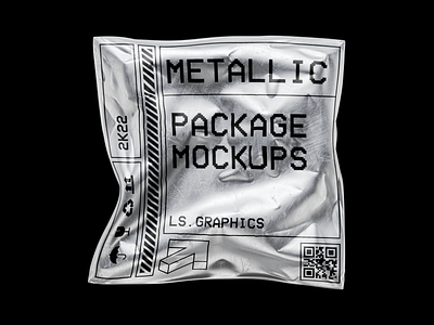Metallic Packages Mockups 3d 3dmockups branding brandingmockups metallicpackage mockup mockups packagemockup