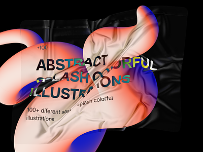 Splaaashes! Illustration Kit abstract branding colorful illustration kit illustrations mesh mesh gradient
