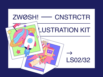Zwosh! 👽 Illustration Constructor apps ui constructor crazy design system devices emotional empty states figma funny icons illustration illustrations landing page onboarding patterns posters prints shapes sketch vector
