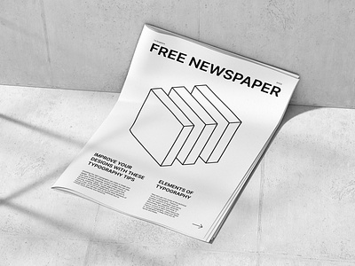 🤑Free Newspaper Mockup 3d 3d mockup free free mockup freebie freebies mockup mockups newspaper realistic