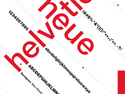 Helvetica Neue Poster