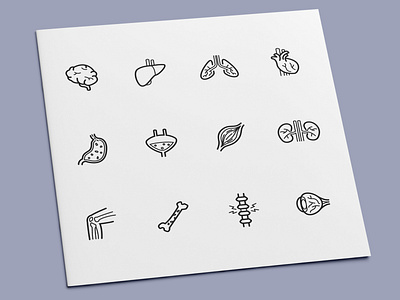 Human Organs Icons