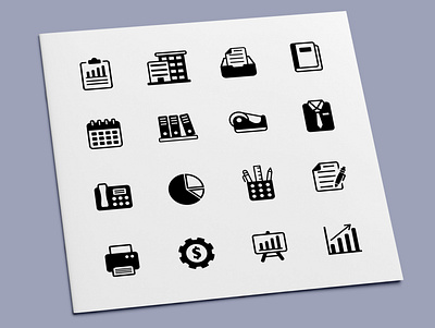 Office Icons business icon icon design icon set icons office stationery