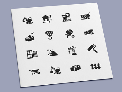 Construction Icons building construction equipment icon icon design icon set icons tool