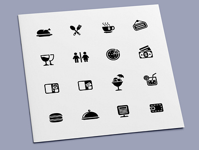 Restaurant Icons drink food icon icon design icon set icons meal restaurant