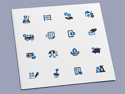 Loan & Finance Icons accounting business finance icon icon design icon set icons investment loan money mortgage payment profit tax