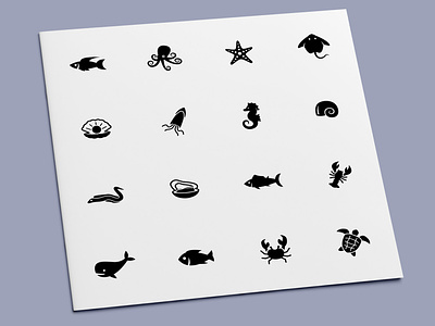 Sea Animal Icons