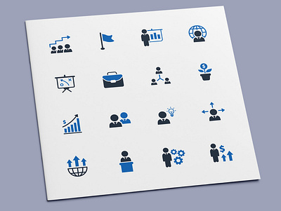 Business Management Icons business businessman finance group icon icon design icon set icons leader leadership management manager team teamwork