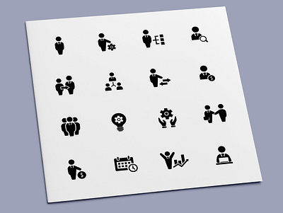 Business Administration Icons administration business businessman hierarchy icon icon design icon set icons leader leadership management manager