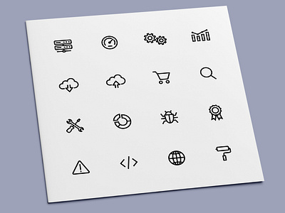 Web User Interface Icons