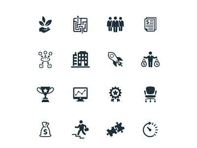 Business Icons business businessman finance icon icon design icon set icons investment office startup