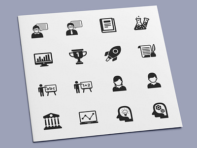 Education Icons - Set 1 class classroom education icon icon design icon set icons student teacher