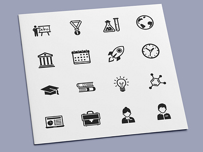 Education Icons - Set 2