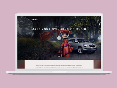 SKODA - Paloma Faith - Make Your Own Kind Of Music creative direction ui ux ui design ux design