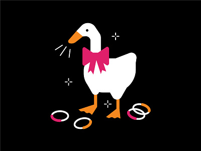 Horrible Goose illustration vector