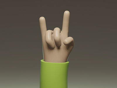 WHOOY 2021 blender3d character illustration kazakhstan thumbs up