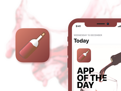 Daily UI 005 - App icon app daily 100 challenge daily ui daily ui challenge design icon ui wine