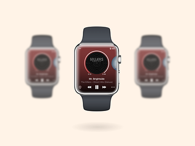 Daily UI 009 - Music Player daily 100 challenge daily ui daily ui challenge design music player ui watch