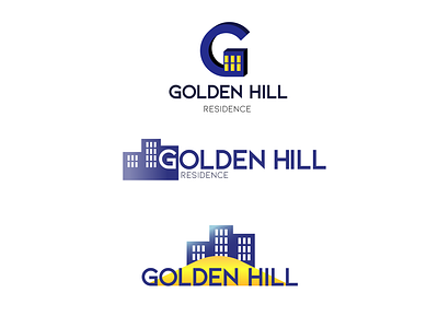 Golden Hill Residence logo branding design logo vector