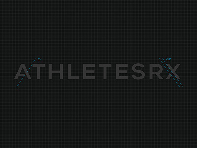 Athletes Rx Logo Build athlete brand brand guidelines fitness identity logo sport