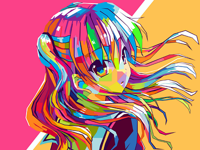 Nao Tomori (Charlotte) In pop art