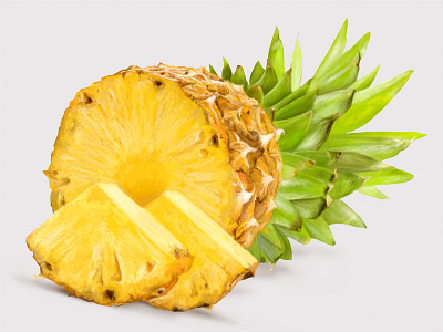 Pineapple digital art digital painting photoshop