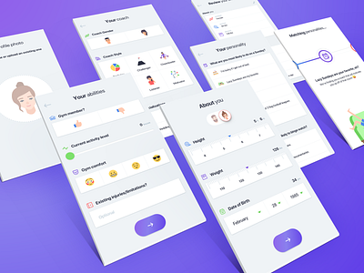 👽 Onboarding - Ladder clean form form ui ios iphone minimal mobile modern onboard onboarding onboarding flow onboarding screen onboarding screens onboarding ui profile profile builder ui user experience user interface ux