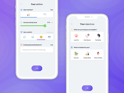 👽 Onboarding #2, #3 / Ladder clean form form ui ios iphone minimal mobile modern onboard onboarding onboarding flow onboarding screen onboarding screens onboarding ui profile profile builder ui user experience user interface ux