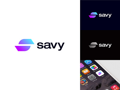 Savy Logo branding design graphic icon identity logo minimal typography ui ux