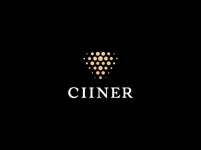 Jewellery Brand Logo - Ciiner branding design diamond graphic identity jewellery logo minimal modern pattern serif type typography vector