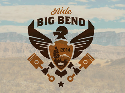 Ride Big Bend arrow head big bend eagle freedom motorcycle nox pistons west texas