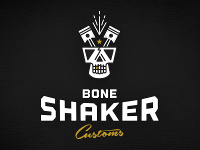 Bone Shaker - Brace yoself garage gasoline hotrod mechanics pistons power skull sparks speed