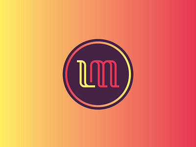 LM - Sales + Strategy Consultancy icon letterforms logo monogram thick lines