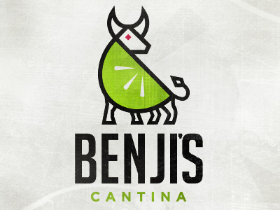 Logo option for Benji's Cantina bull lime matador shots spears