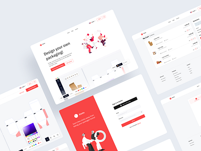 Etotto - Create Custom Packaging app design branding components design studio editor illustration interaction design logo packaging sass ui design ux web app web design web site webgl