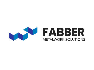 Fabber logo branding design flat geometric design illustration illustrator logo logo design logodesign logos logotype vector