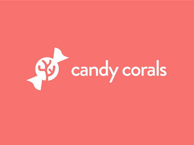Candy Corals Logo candy coral coral reef flat flat design geometric geometric design illustration logo logo design vector