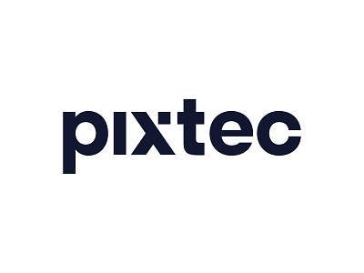 Pixtec logo brand design geometry logo logo design logodesign logos logotype mark