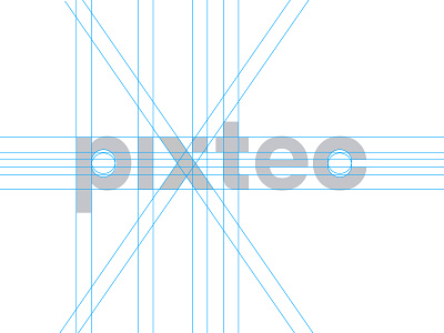 Pixtec logo breakdown design geometric illustrator logo logo design logodesign logos logotype