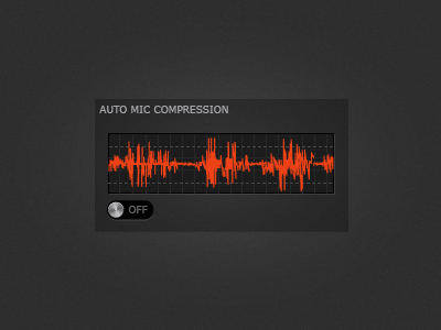 Auto Mic Compression audio graph mic microphone sound sound wave toggle