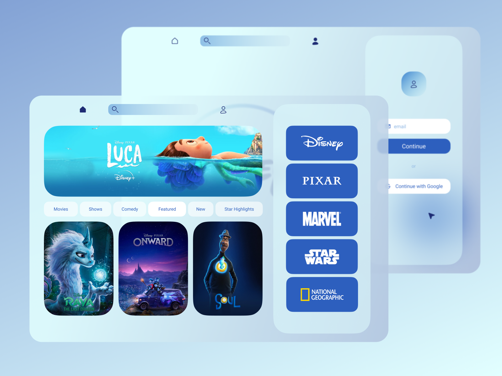 Disney+ Desktop App by Ana Gilauri on Dribbble