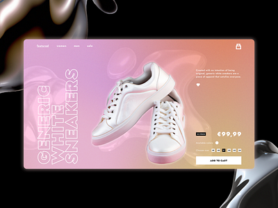 Sneaker store UI concept