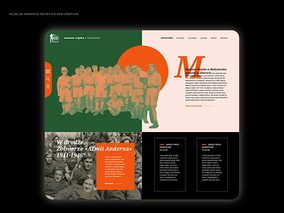 Museum webpage redesign exploration design graphic design museum ui ui concept uiux ux
