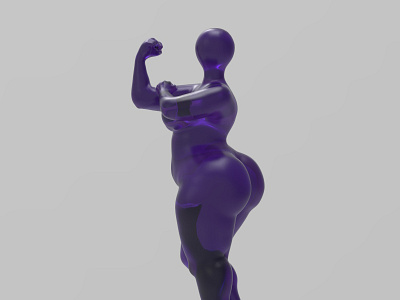 La negra (WIP) 3d character render sculpt woman