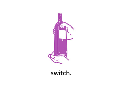 Kuvee Illustrations bottle illustration smart bottle wine