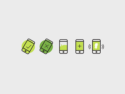 Straight talk icons proposal cellphone clean icons outline